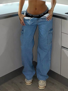 High Waist Cargo Pants Stylish - All The Above