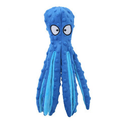 Interactive Bite-resistant Plush Octopus Pet Toy - All The Above