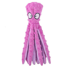 Interactive Bite-resistant Plush Octopus Pet Toy - All The Above