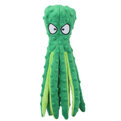 Interactive Bite-resistant Plush Octopus Pet Toy - All The Above