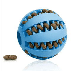 Interactive Rubber Slow Feeder Dog Ball - All The Above