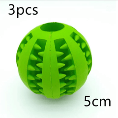 Interactive Rubber Slow Feeder Dog Ball - All The Above