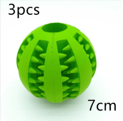 Interactive Rubber Slow Feeder Dog Ball - All The Above