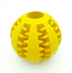 Interactive Rubber Slow Feeder Dog Ball - All The Above