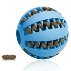 Interactive Rubber Slow Feeder Dog Ball - All The Above