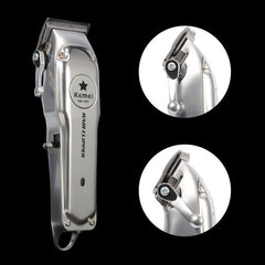 Kemei Rechargeable Electric Hair Clipper for Men - All The Above