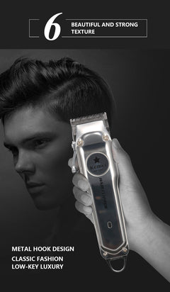 Kemei Rechargeable Electric Hair Clipper for Men - All The Above