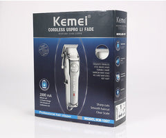Kemei Rechargeable Electric Hair Clipper for Men - All The Above