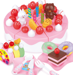 Kids Fruit Cutting Toy Set for Pretend Play Kitchen - All The Above