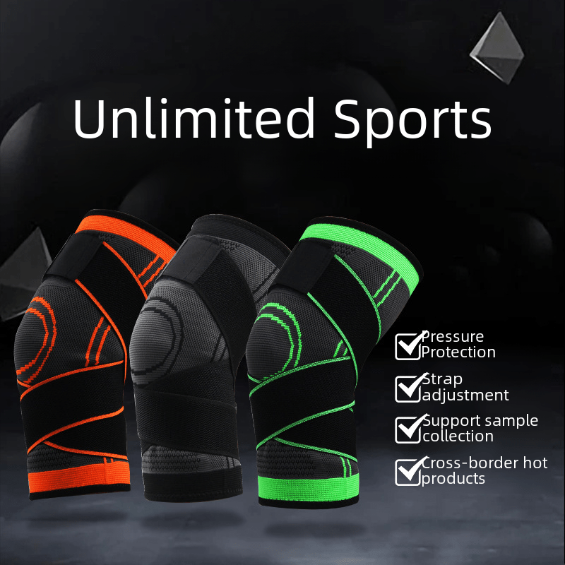Men's Compression Knee Brace for Sports and Fitness - All The Above