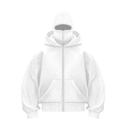 Men's Hooded Zip-Up Baseball Jacket - All The Above