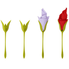 Napkin Holders with Rose Flower Design (Set of Tools) - All The Above