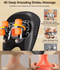 Neck & Shoulder Massage Pillow - All The Above