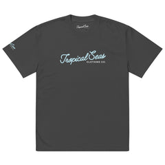Oversized Tropical Seas Printed Faded T-shirt - All The Above