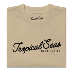 Oversized Tropical Seas Printed Faded T-shirt - All The Above