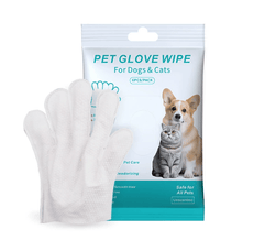 Pet Cleaning Gloves & Wipes - All The Above