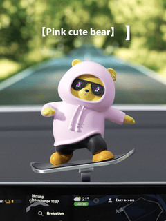 Playful Bear Car Decor - All The Above