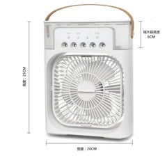Portable 3-in-1 Air Cooler Fan – Mini AC for Room, Office & Car | Fast Cooling + Humidifier | Ships from USA 🇺🇸 | TikTok & Amazon Hot Seller! - All The Above