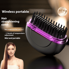 Portable Ceramic Hair Straightener - All The Above