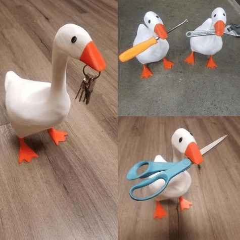 Quirky Duck Key Magnet - All The Above