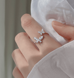 S925 Sterling Silver Butterfly Ring for Women - All The Above