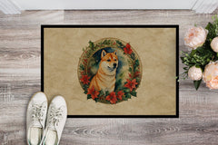 Shiba Inu Holiday Welcome Mat - All The Above