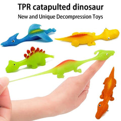 Slingshot Dino-Launch Finger Fun Toys - All The Above
