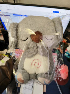 Sound Machine Soothe 'n Snuggle Otter Portable Plush Baby Toy with Sensory Details Music Lights & Rhythmic Breathing Motion - All The Above