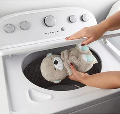 Sound Machine Soothe 'n Snuggle Otter Portable Plush Baby Toy with Sensory Details Music Lights & Rhythmic Breathing Motion - All The Above