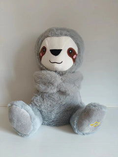 Sound Machine Soothe 'n Snuggle Otter Portable Plush Baby Toy with Sensory Details Music Lights & Rhythmic Breathing Motion - All The Above
