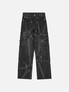 Spider Denim Pants - All The Above