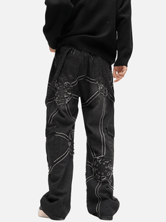 Spider Denim Pants - All The Above