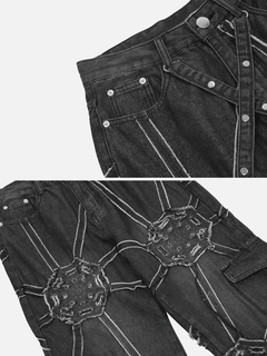 Spider Denim Pants - All The Above
