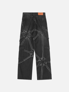 Spider Denim Pants - All The Above