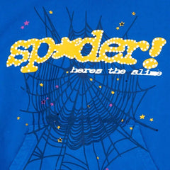 Spider Letter Prints Hoodies - All The Above