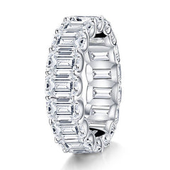 Sterling Silver Ring with High Carbon Diamond Simulant - All The Above
