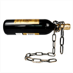 Suspension Chain Wine Rack Metal Holder - All The Above