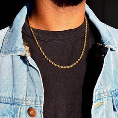 Twisted Rope Figaro Necklaces - All The Above