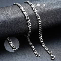 Twisted Rope Figaro Necklaces - All The Above