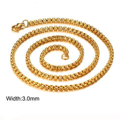 Twisted Rope Figaro Necklaces - All The Above