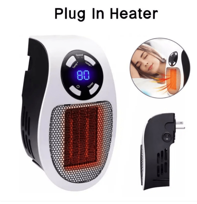 VersaHeat Portable Wall-Mounted Space Heater - All The Above