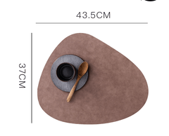 Waterproof Leather Placemat with Heat Insulation Pad - All The Above